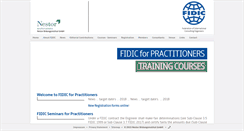 Desktop Screenshot of fidic-for-practitioners.com